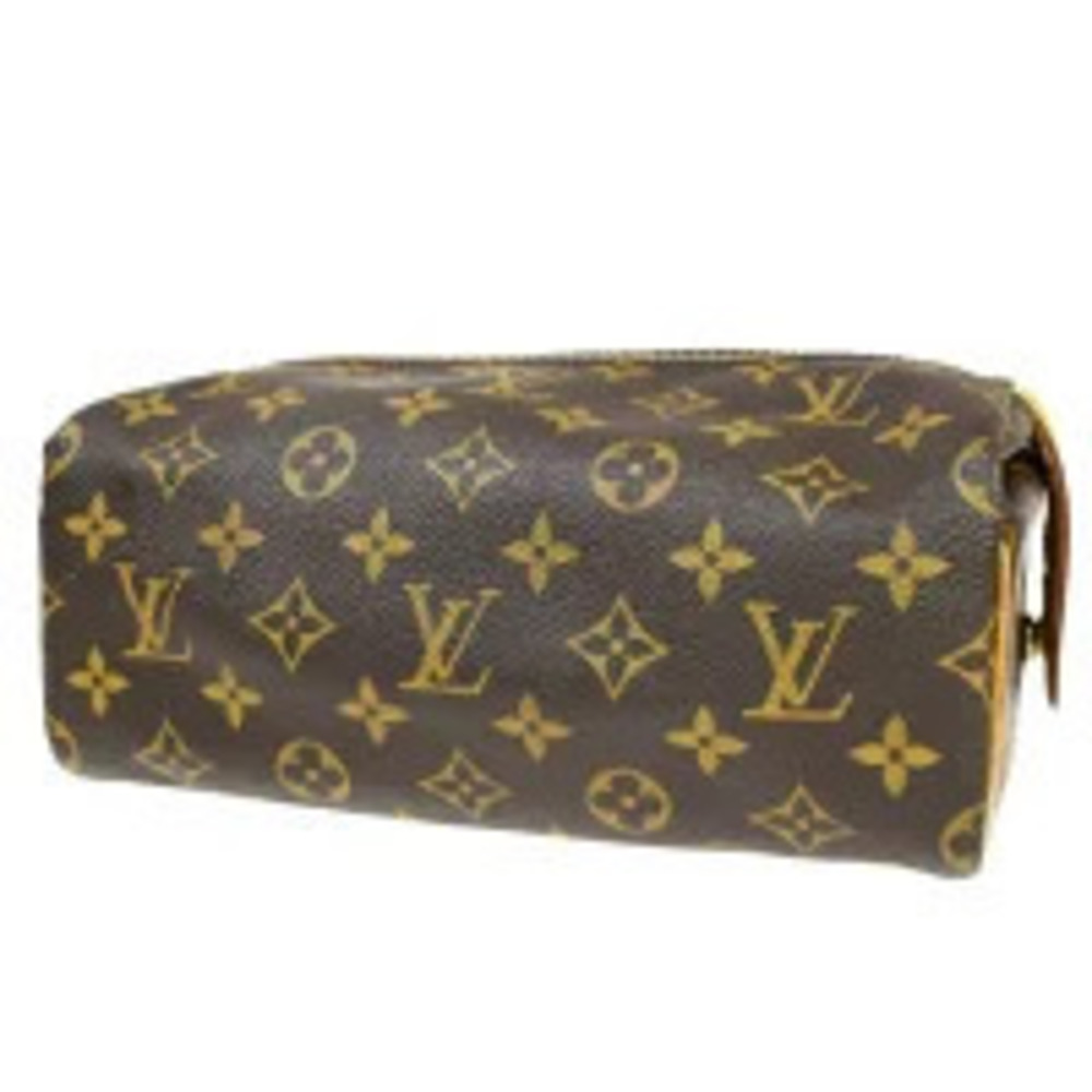 Louis Vuitton Trouse Pat Presion Monogram Leather Shoulder Bag Brown